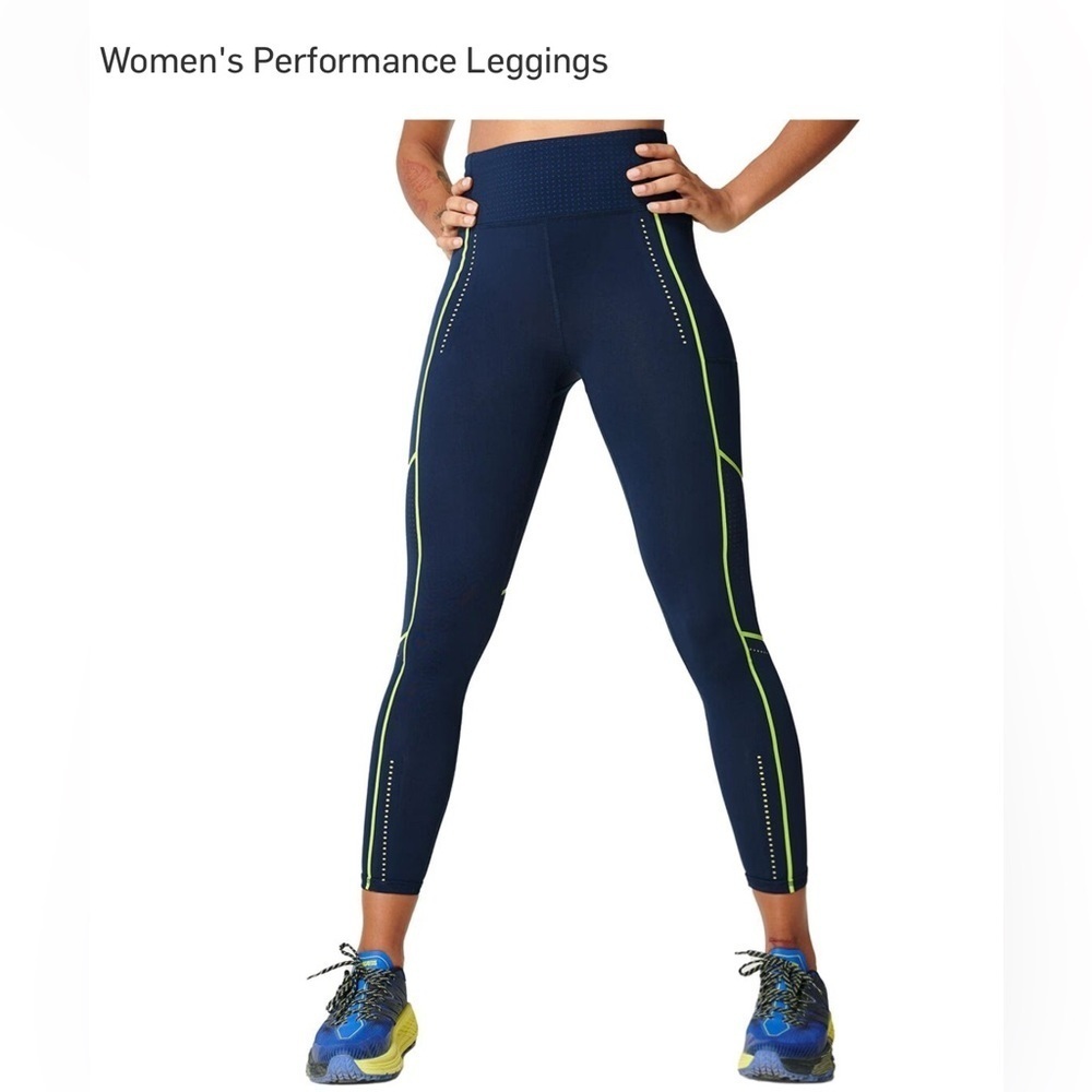 Sweaty Betty Zero Gravity Statement Run leggings 7/8 Length, size 8-10